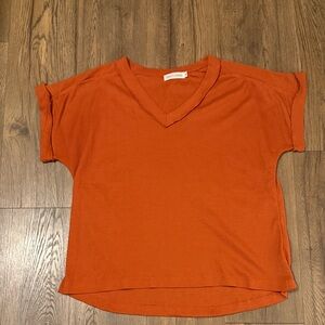Universal Thread Burnt Orange V-Neck Tee